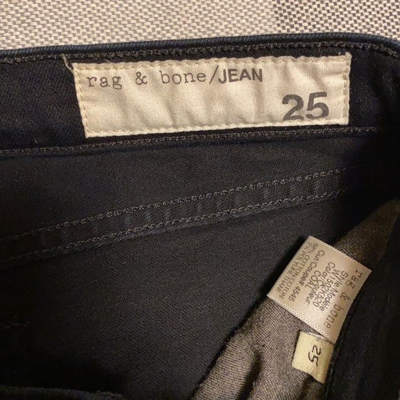 Rag & Bone black skinny jeans - Size 25 - Picture 3 of 4